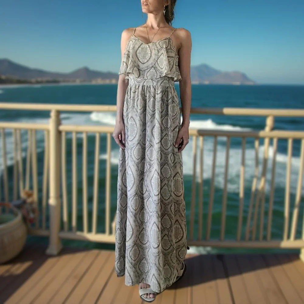 Flowy Patterned Maxi - Picture 5 of 6